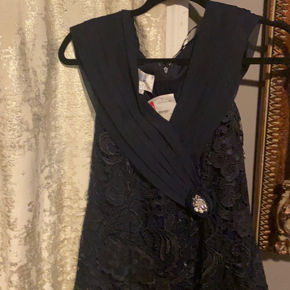 Navy Blue Patra evening gown. New with tags!